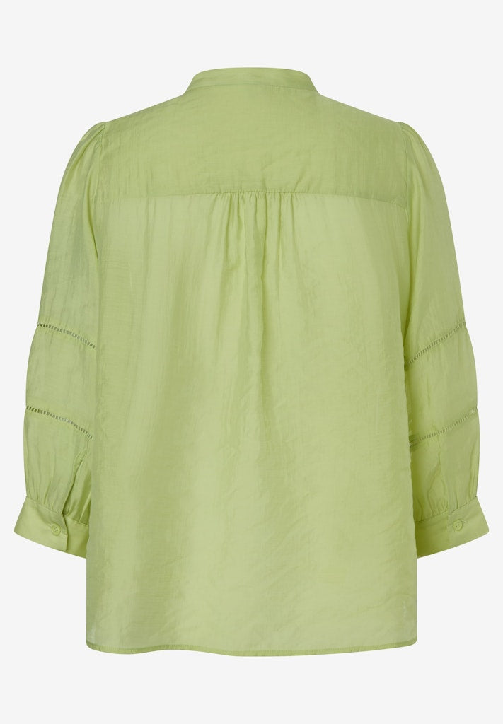 61032011 MORE&MORE - Decorated Blouse 0603 pistachio
