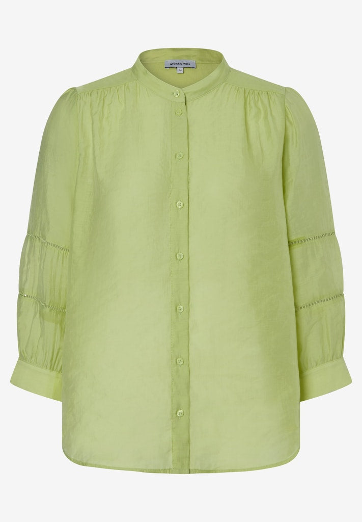 61032011 MORE&MORE - Decorated Blouse 0603 pistachio