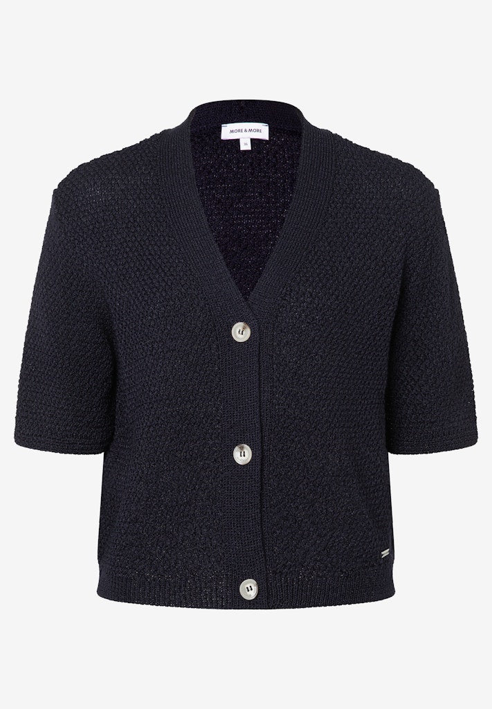 61821474 MORE&MORE - Ajour Cardigan 0375 navy