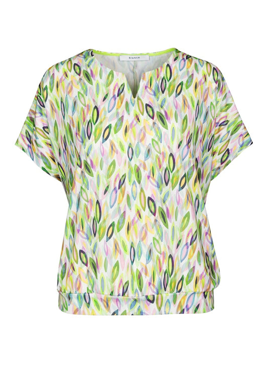 76063 BIANCA - SIA Shirt 599 green mix