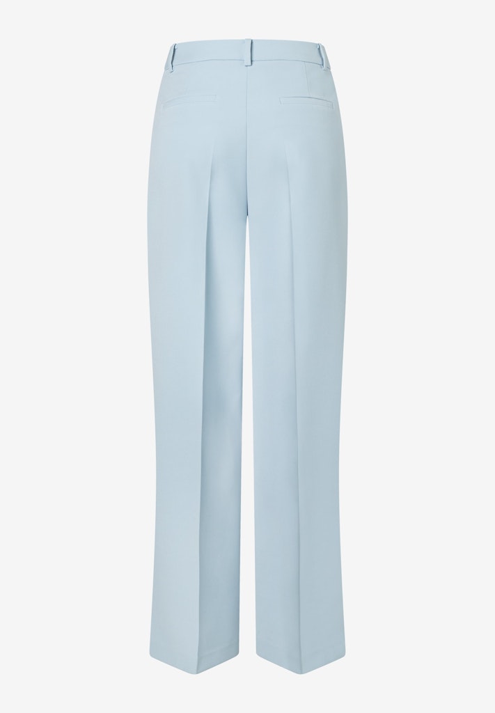 61244082 MORE&MORE - Wide Leg Crepe 0351 soft cloudbluePants