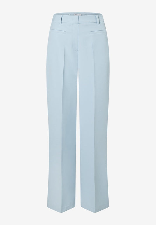 61244082 MORE&MORE - Wide Leg Crepe 0351 soft cloudbluePants