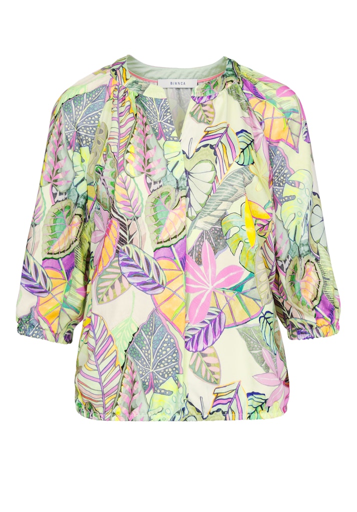 75029 BIANCA - RANA Bluse 599 green mix