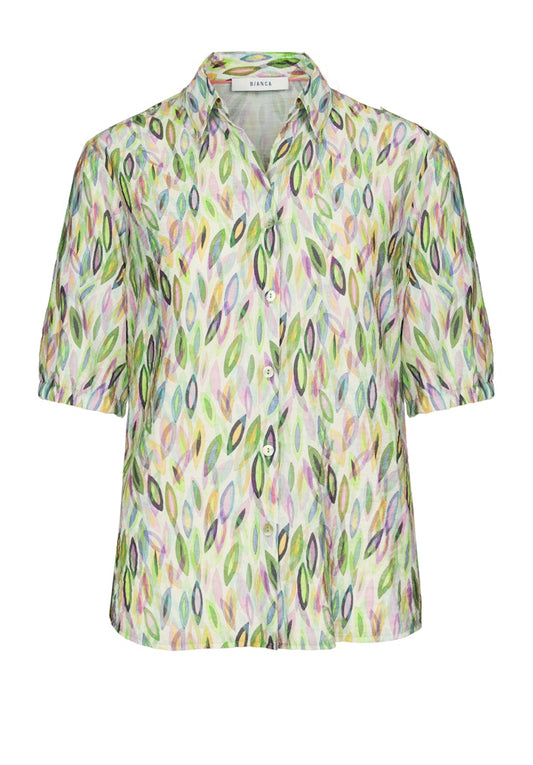 75035 BIANCA - ALICE Bluse 599 green mix