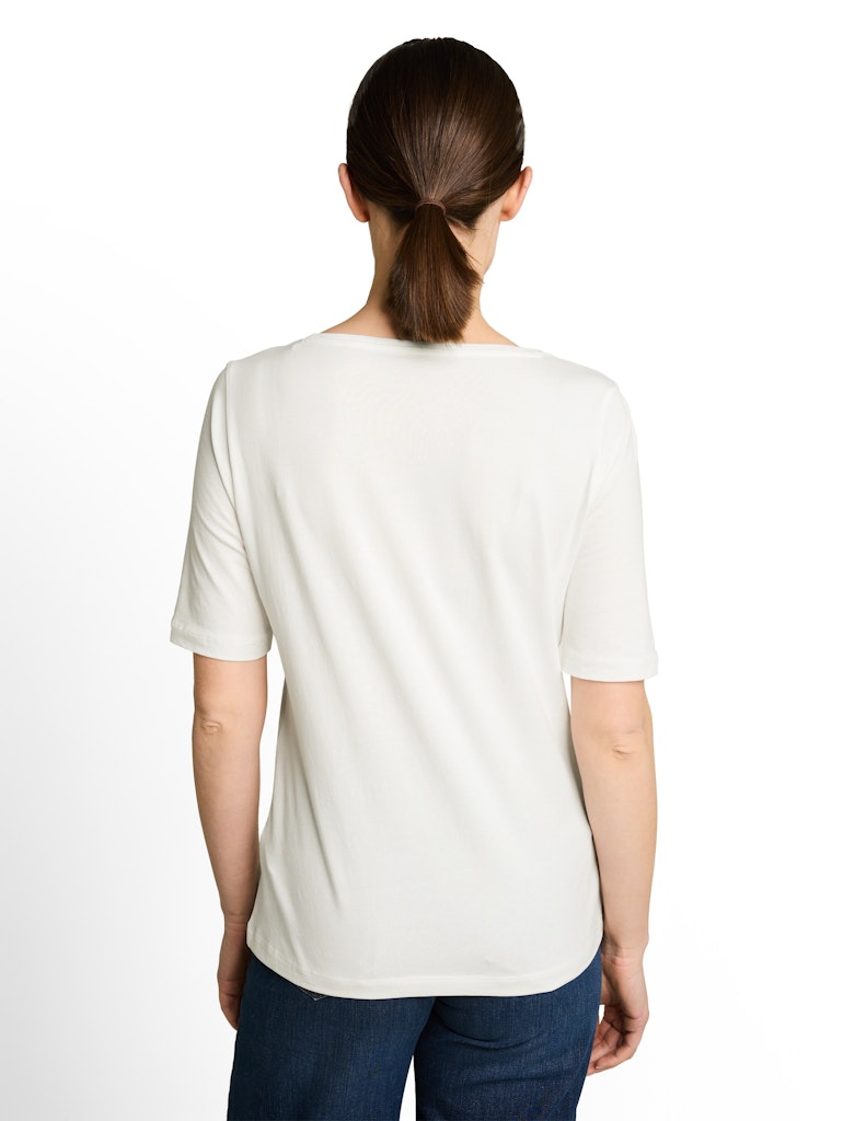 1050457 TOM TAILOR wmn - T-Shirt mit Print 10315 whisper white