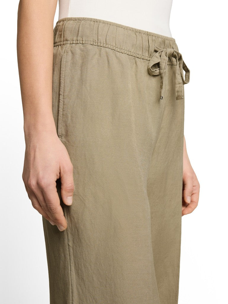 1050573 TOM TAILOR wmn - Loose Fit Hose mit Leinenanteil 11863 silver olive
