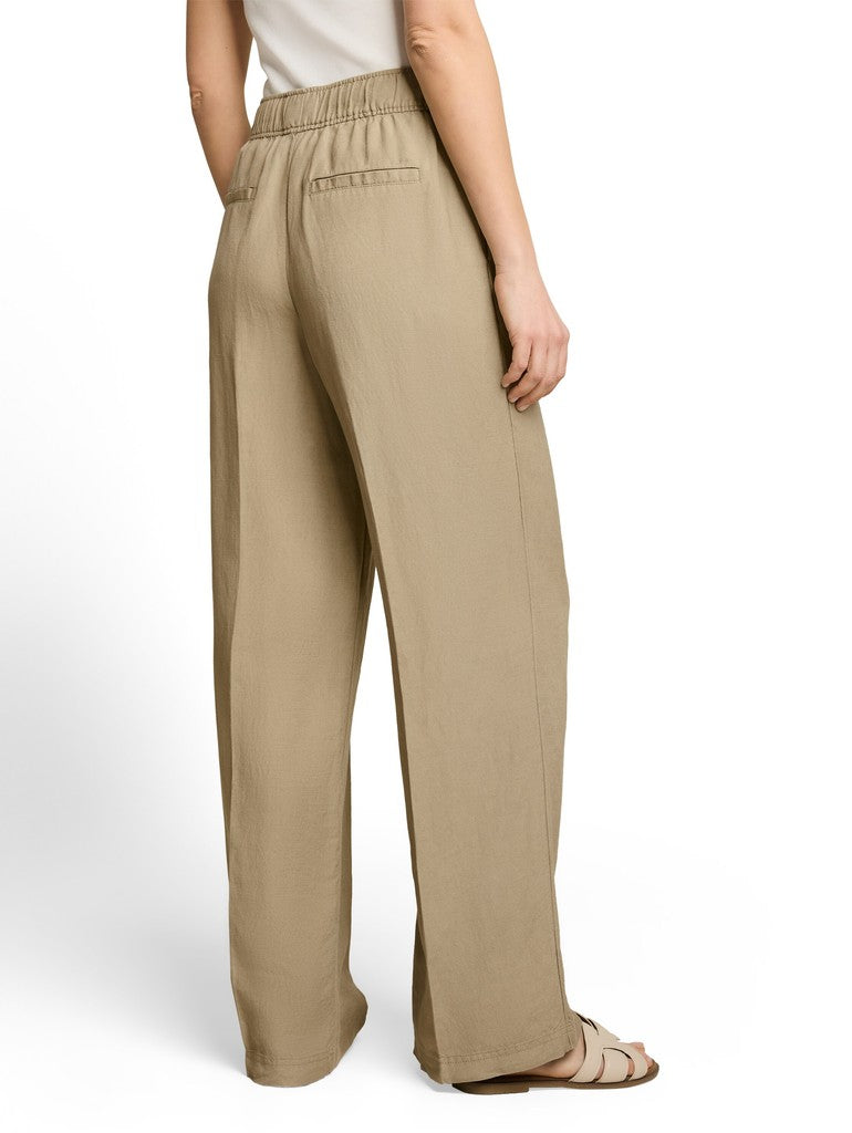 1050573 TOM TAILOR wmn - Loose Fit Hose mit Leinenanteil 11863 silver olive
