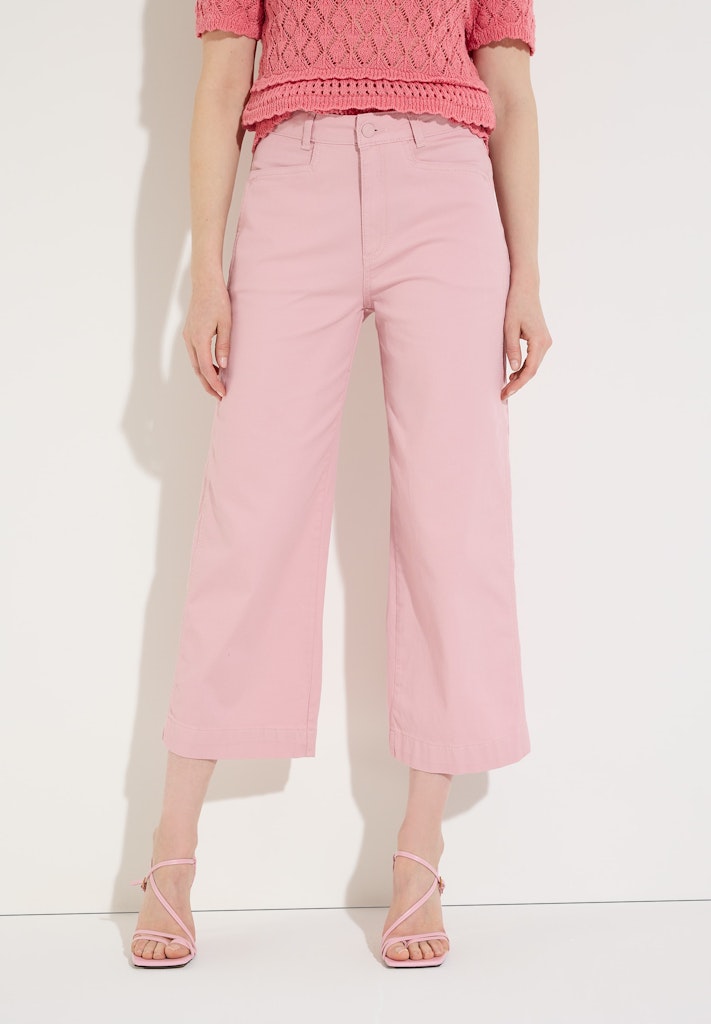 61044056 MORE&MORE - Structured Twill Culotte 0854 new rose