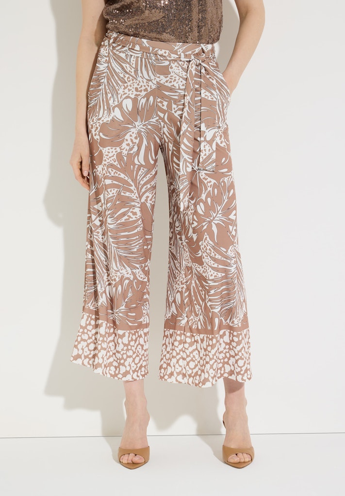 61044650 MORE&MORE - Printed Slinky Culotte 2280 lurex stripes jersey