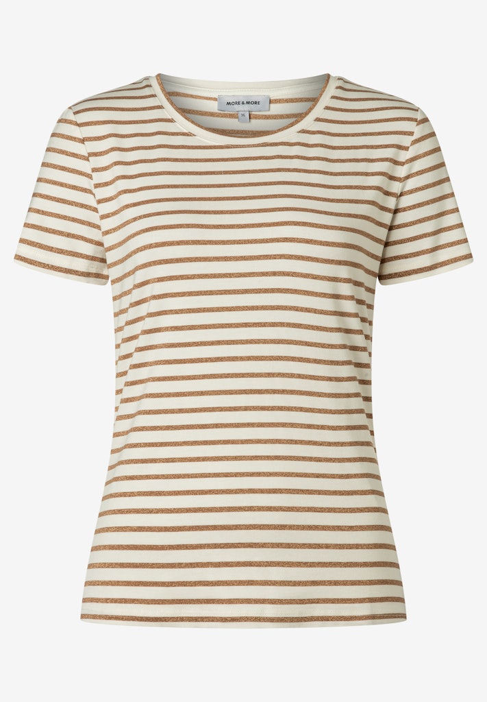 61040059 MORE&MORE - Shirt with Glitter Stripes 2280 lurex stripes jersey