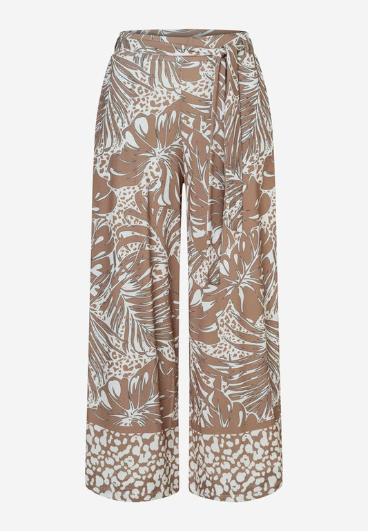 61044650 MORE&MORE - Printed Slinky Culotte 2280 lurex stripes jersey