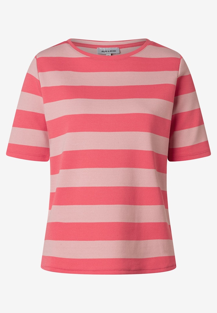 61040553 MORE&MORE - Boxy Shirt with Stripes 2865 faded rose
