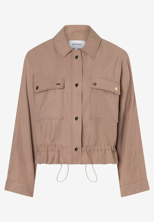 61046053 MORE&MORE - Jacket with Drawstring 0280 cork beige