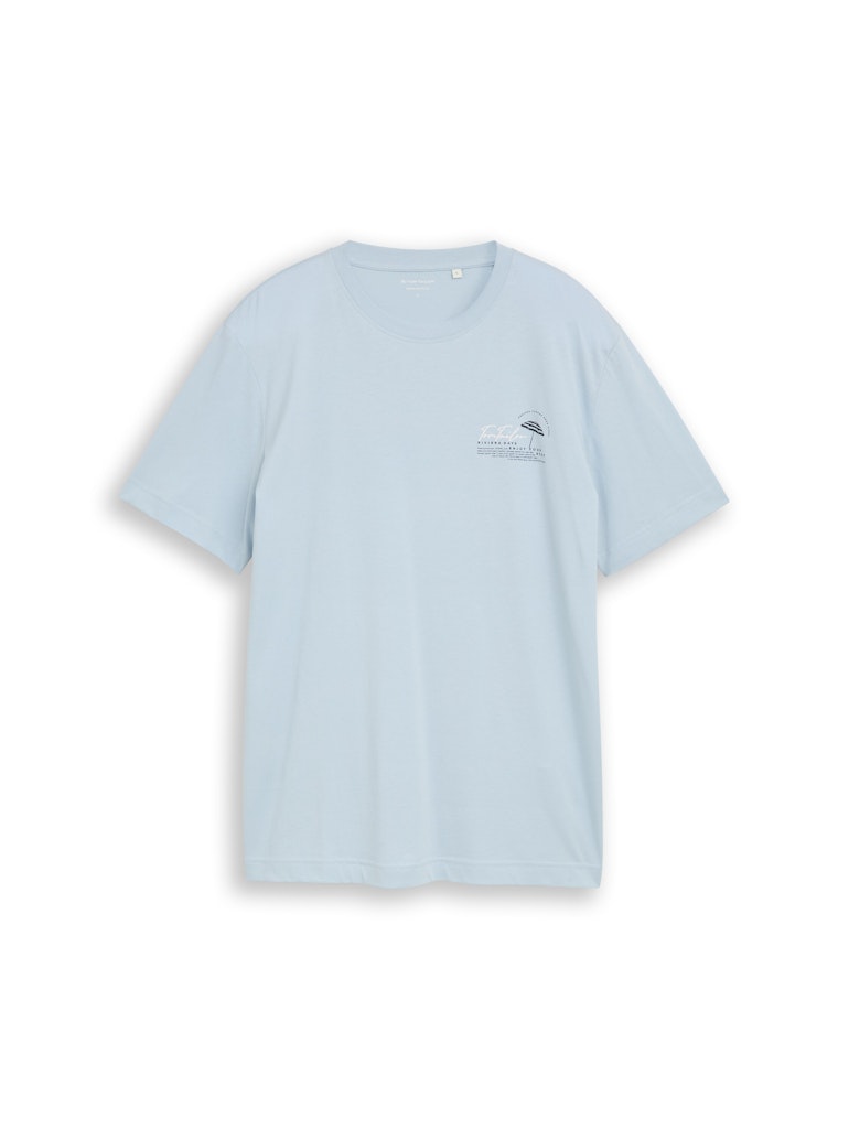 1051158 TOM TAILOR men - T-Shirt 35249 light blue grey