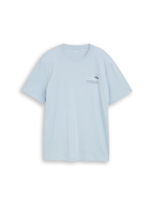 1051158 TOM TAILOR men - T-Shirt 35249 light blue grey