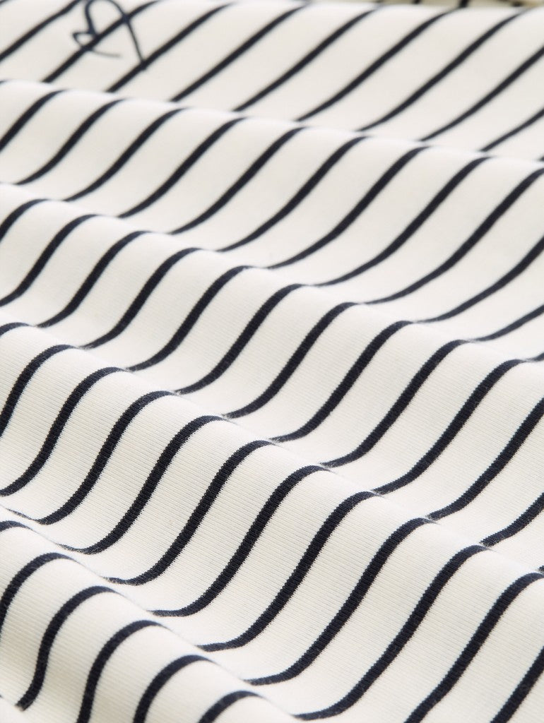 1051234 TOM TAILOR wmn - Longsleeve 40354 navy offwhite stripe