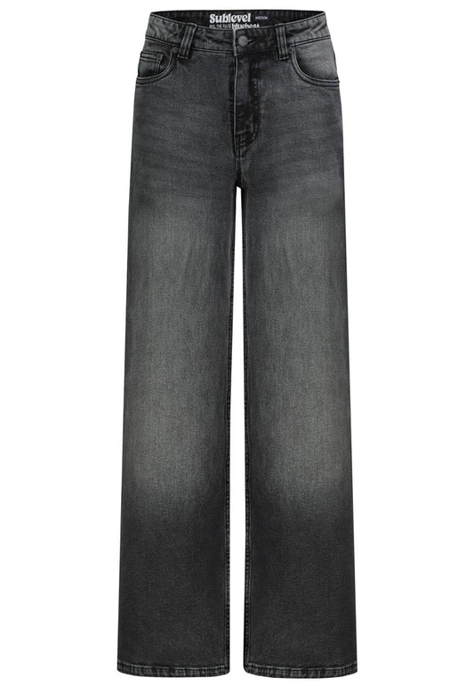 D85094BA62673B165 AUTHENTIC STYLE wmn - WideLeg Jeans - 24000 black