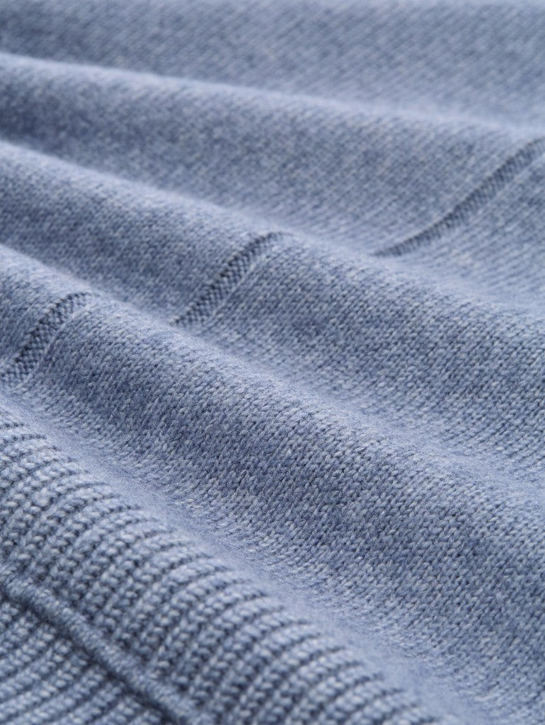 1052787 TOM TAILOR wmn - Loose Fit Cosy Strickpullover 25715 fern blue melange