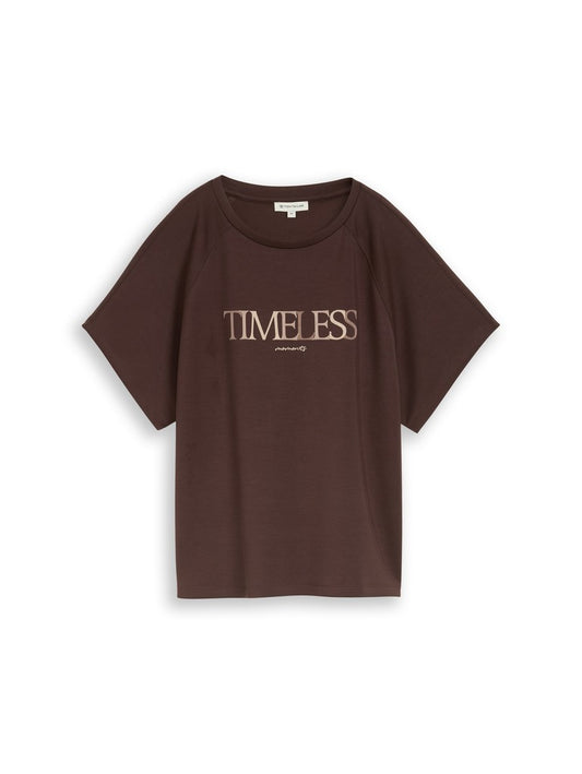 1052881 TOM TAILOR wmn - T-Shirt 13234 java dark brown