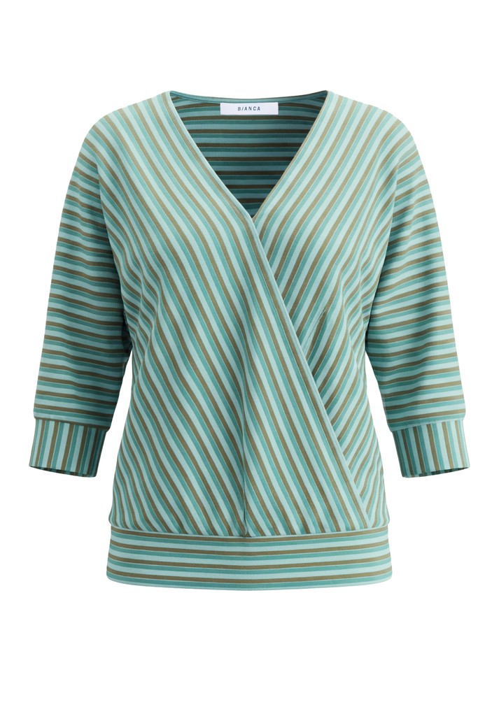 86007 BIANCA - WALLY Shirt 499 blue mix