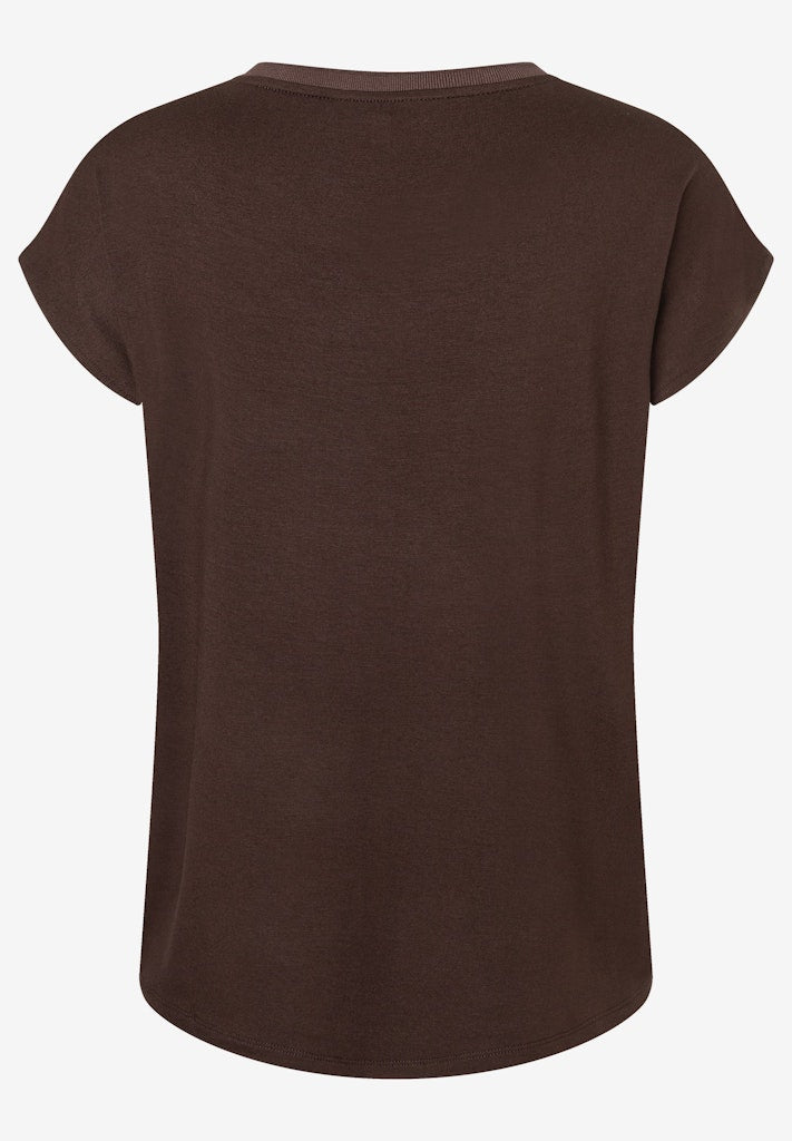 61910572 MORE&MORE - Patch-Shirt Uni 0279 espresso brown