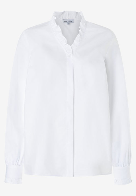 61912005 MORE&MORE - Feminine Shirt Blouse 0010 white
