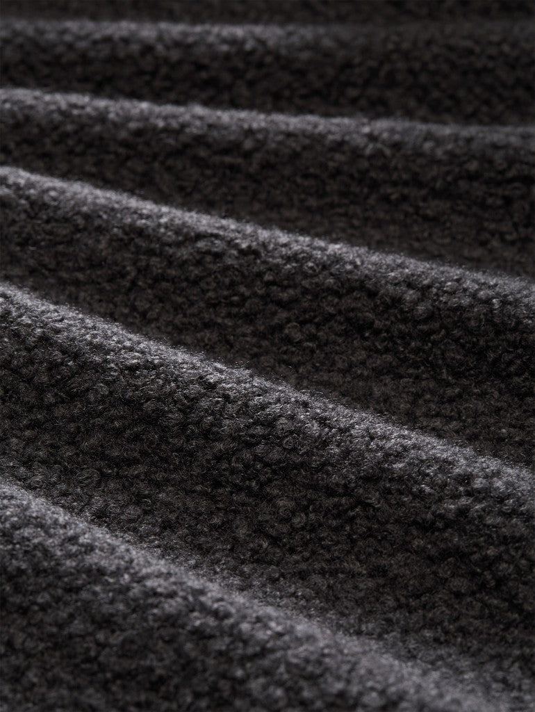 1051134 TOM TAILOR wmn - Cosy Cape Jacke im 2-in-1-Look 41131 black grey melange boucle