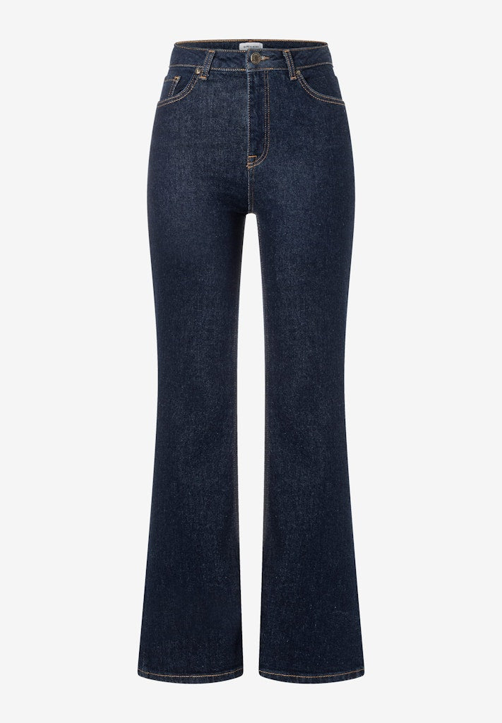 61084252 MORE&MORE - Blue Denim Flared Jeans 0970 denim