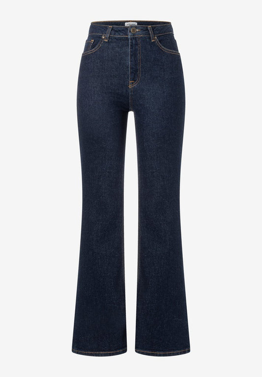 61084252 MORE&MORE - Blue Denim Flared Jeans 0970 denim
