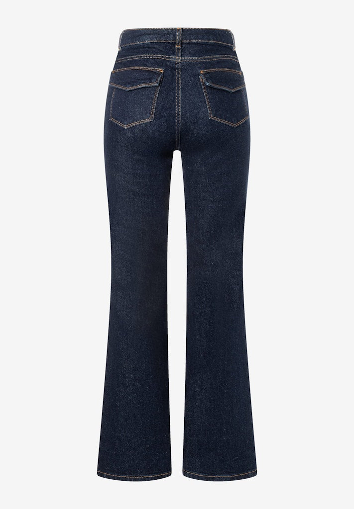 61084252 MORE&MORE - Blue Denim Flared Jeans 0970 denim