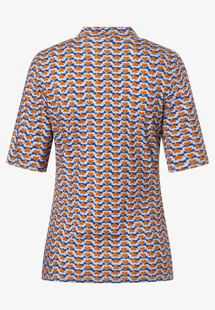 61080053 MORE&MORE - Shirt with Turtleneck 4350 heart print