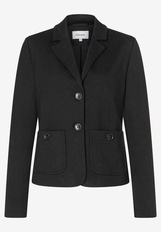61916412 MORE&MORE - Fashion Jersey Blazer 0790 black