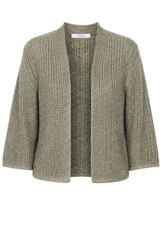 88012 BIANCA - HEIDE Cardigan 568 sage