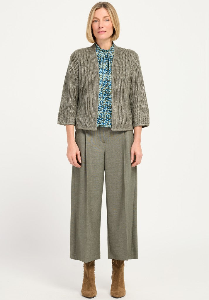 88012 BIANCA - HEIDE Cardigan 568 sage