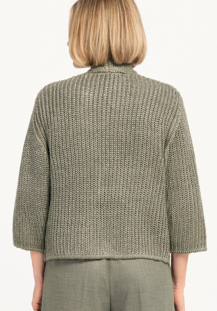 88012 BIANCA - HEIDE Cardigan 568 sage