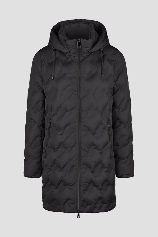 10560062 LEBEK - Steppmantel mit Kapuze Winter 999 black