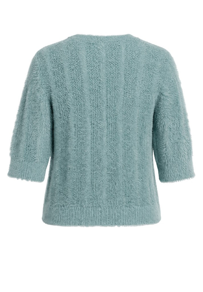 88013 BIANCA - RONA Strickjacke 443 stone blue
