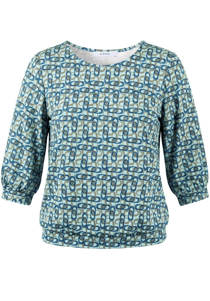 86093 BIANCA - JULIE Shirt 499 blue mix