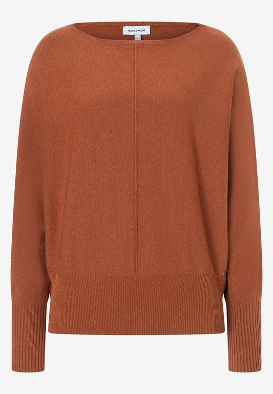 61081059 MORE&MORE - Dollman Pullover Longsleeve 0476 cinnamon