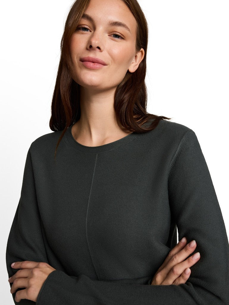 1052023 TOM TAILOR wmn - Strickpullover aus Baumwolle 14406 darkest olive