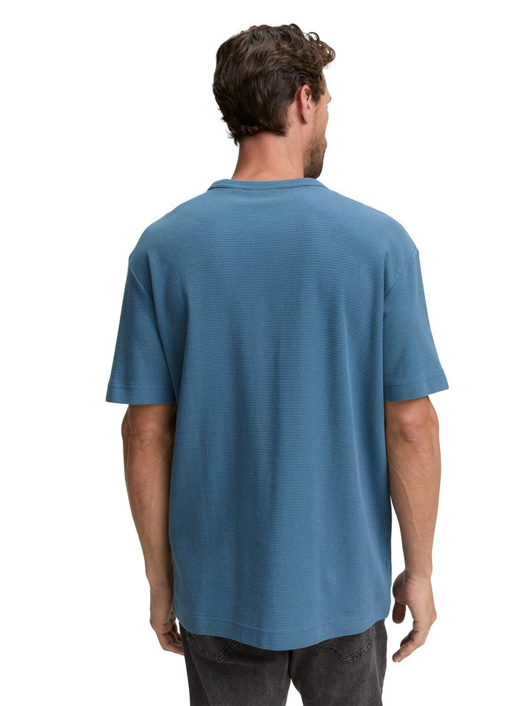 1047815 TOM TAILOR men - Strukturiertes T-Shirt