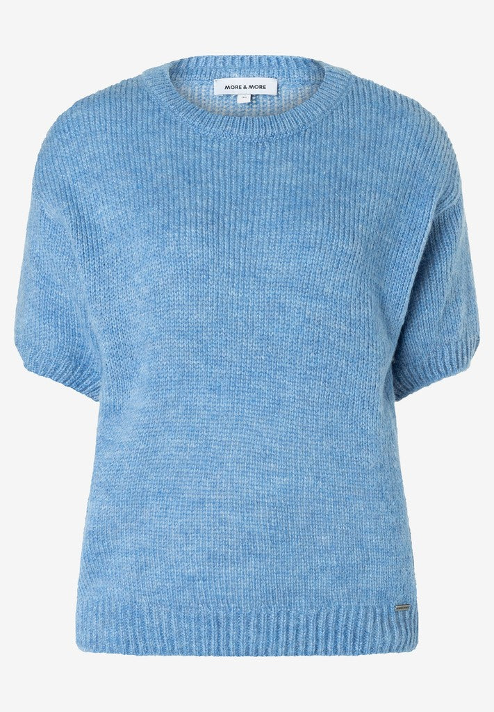 61921454 MORE&MORE - Cape-Pullover 0353 autumn blue