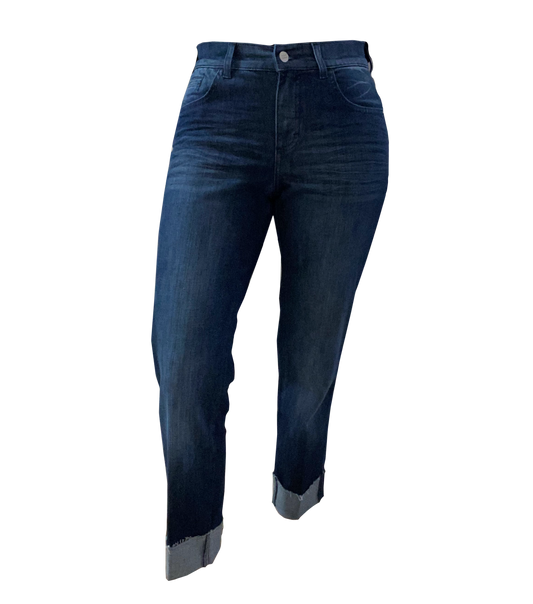 350 Darleen crop TU fringe ANGELS Jeans 3258 blue used