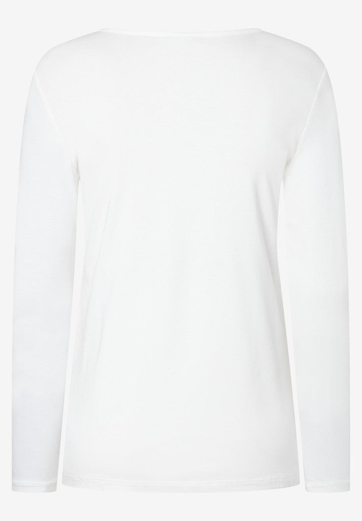 61920577 MORE&MORE - Longsleeve with Round Neck 0041 off white