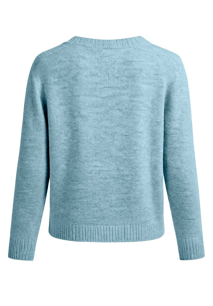 88016 VENUS - BIANCA Pullover 444 stone blue melange