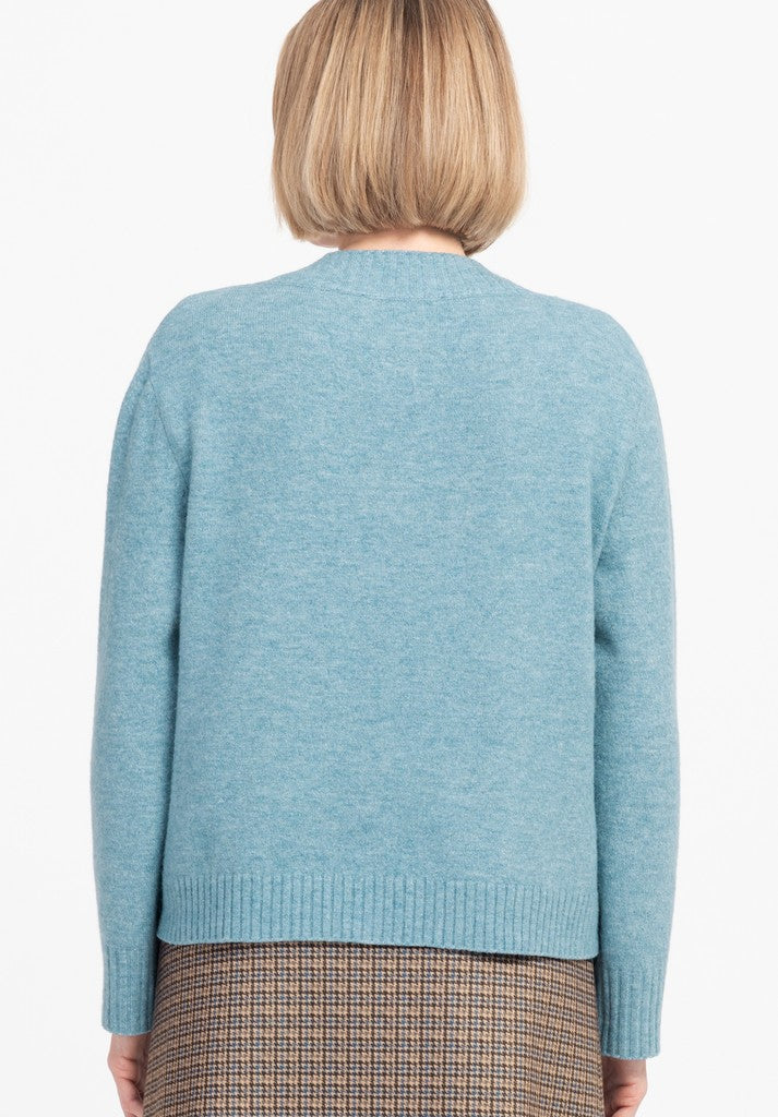 88016 VENUS - BIANCA Pullover 444 stone blue melange