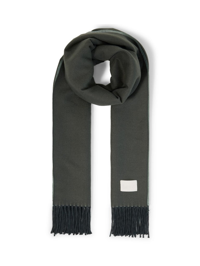 1052114 TOM TAILOR wmn - Wendeschal mit Fransen 14406 darkest olive