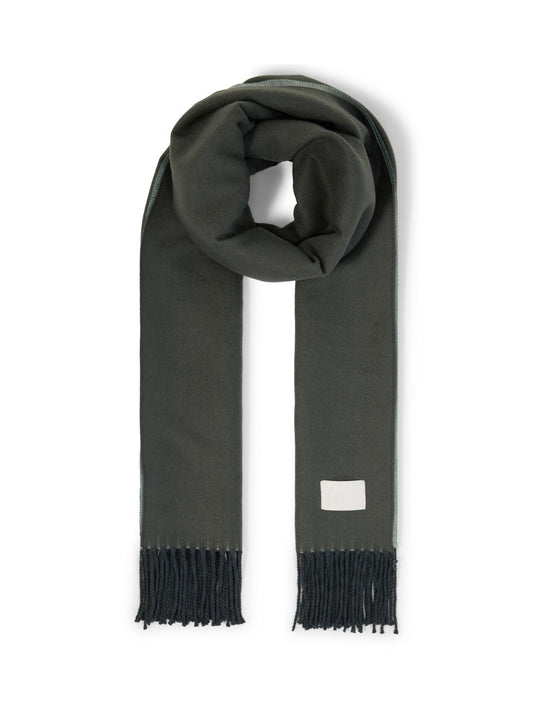1052114 TOM TAILOR wmn - Wendeschal mit Fransen 14406 darkest olive