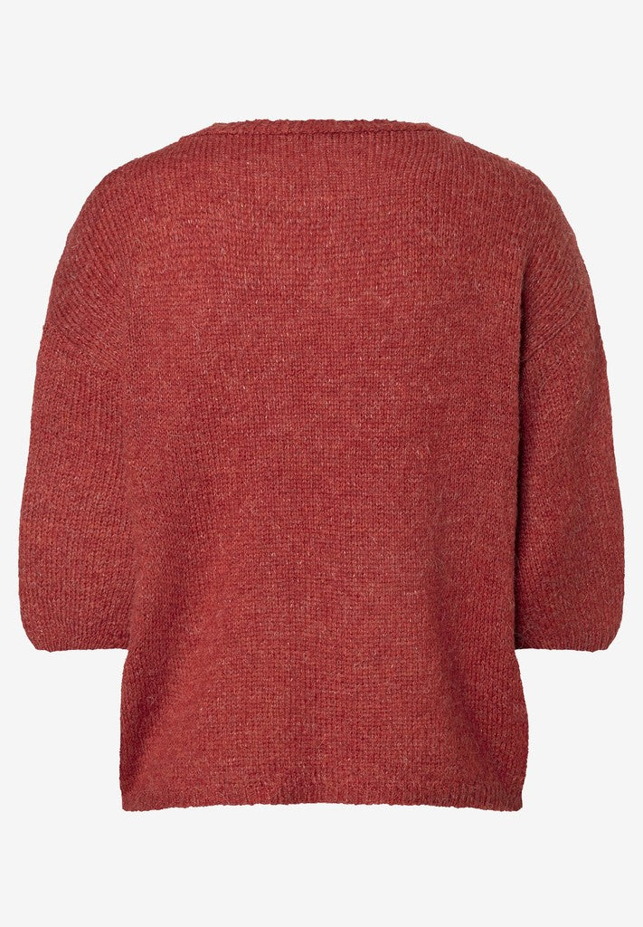 61091000 MORE&MORE - 3/4 Sleeve Pullunder 0463 samba orange