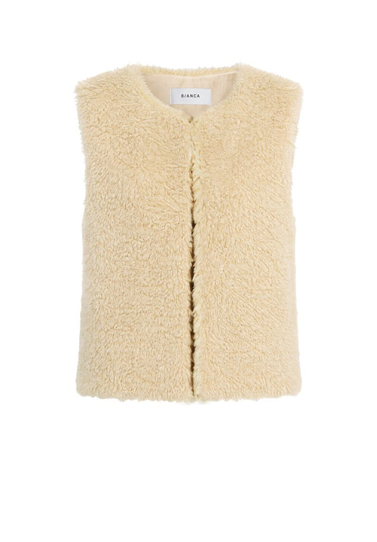 83002 TABEA - BIANCA Weste 145 light sherry
